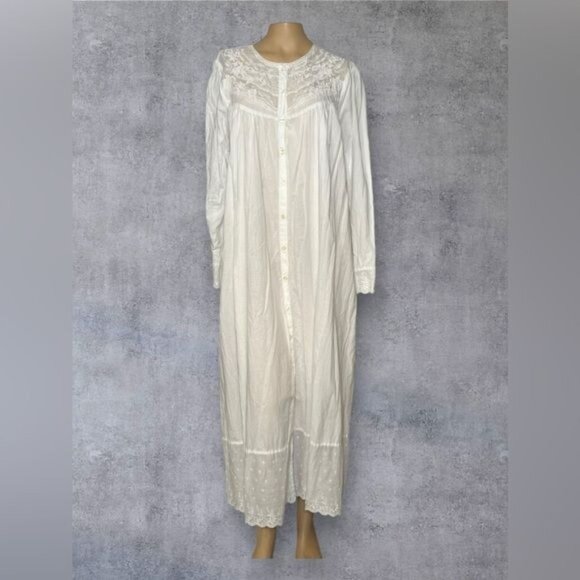 Erika Taylor Intimates Cotton Nightgown - Picture 1 of 8